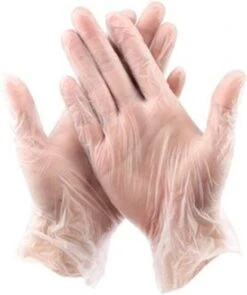 LifeStar-Vinyl Wegwerphandschoenen-100 St.-poedervrij-transparant-Maat M- Beschikbaar S-M-L-XL -Schoonmaakartikelen Winkel 1004x1200 2