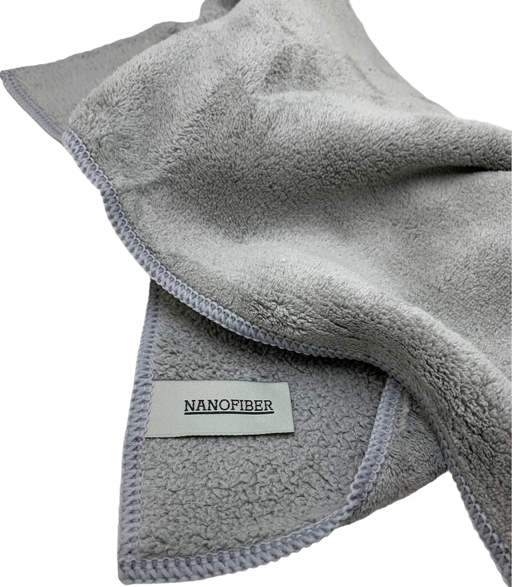 Ballista Raamdoeken Grijs Origineel 1 Droogdoek 40 X 60 Met Nanofiber 40 X 40 Cm Klasse 1 7 Ballista Raamdoeken Grijs Origineel 1 Droogdoek 40 X 60 Met Nanofiber 40 X 40 Cm Klasse 1 - Afbeelding 5