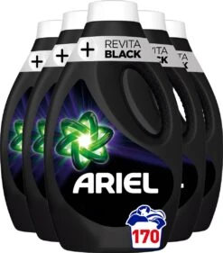 Ariel Vloeibaar Wasmiddel - +Revitablack - Voordeelverpakking 5 X 34 Wasbeurten -Schoonmaakartikelen Winkel 1055x1200 2