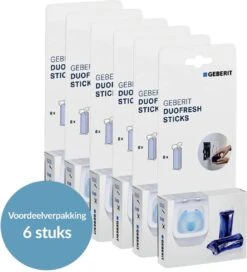 Geberit DuoFresh Sticks - 48 Stuks - Voordeelverpakking - Toilet/WC Blokjes Inbouwreservoir -Schoonmaakartikelen Winkel 1091x1200 2