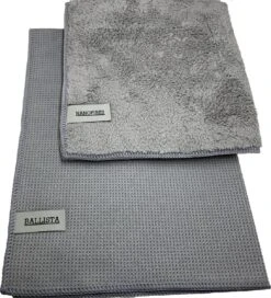 Ballista Raamdoeken Grijs Origineel 1 Droogdoek 40 X 60 Met Nanofiber 40 X 40 Cm Klasse 1