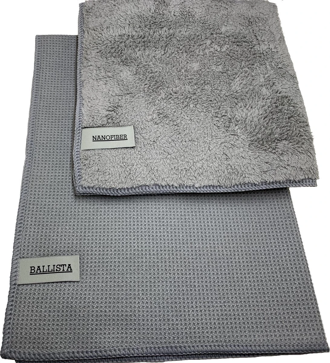 Ballista Raamdoeken Grijs Origineel 1 Droogdoek 40 X 60 Met Nanofiber 40 X 40 Cm Klasse 1 3 Ballista Raamdoeken Grijs Origineel 1 Droogdoek 40 X 60 Met Nanofiber 40 X 40 Cm Klasse 1