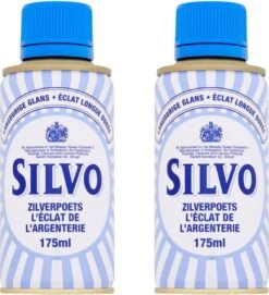 Silvo Zilverpoets - Poetsmiddel -Zilverglans - 2x 175 ML - Voordeelverpakking -Schoonmaakartikelen Winkel 1092x1200 1
