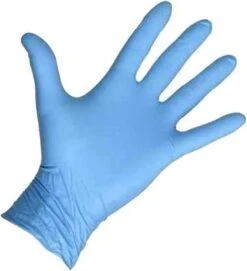 100x Nitril (Nitrile) Wegwerp Handschoenen - Blauw - Latex Vrij - Ongepoederd - Maat L -Schoonmaakartikelen Winkel 1094x1200 4
