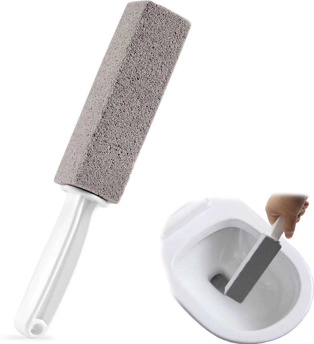 YONO Puimsteen Voor WC Schoonnmaken - Toilet Reiniging Ontkalken - Pumice Stone Toiletblok - 2 Stuks 4 YONO Puimsteen Voor WC Schoonnmaken - Toilet Reiniging Ontkalken - Pumice Stone Toiletblok - 2 Stuks - Afbeelding 2