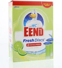WC Eend Fresh Discs Navul Duo Lime 72 Ml -Schoonmaakartikelen Winkel 1096x1200