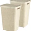 Curver Jute Wasmand Met Deksel 58L - 2 Stuks - Gebroken Wit 2 Curver Jute Wasmand Met Deksel 58L - 2 Stuks - Gebroken Wit -Schoonmaakartikelen Winkel 1105x1200 4