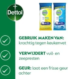 Dettol - 320 Schoonmaakdoekjes Power & Fresh - Citrus 2x80 - Oceanfris 2x80 -Schoonmaakartikelen Winkel 1130x1200 1