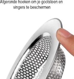 Luxe RVS Gootsteen Zeef Ø88mm - 50mm - Gootsteenstop - Afvoerzeef - Korfplug - Gootsteenbakje - Afvoerstop - Gootsteen Stop 80 Mm -Schoonmaakartikelen Winkel 1133x1200 1