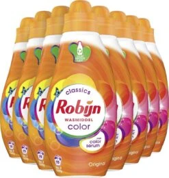 Robijn Klein & Krachtig Color Vloeibaar Wasmiddel - 8 X 19 Wasbeurten - Voordeelverpakking -Schoonmaakartikelen Winkel 1141x1200 1