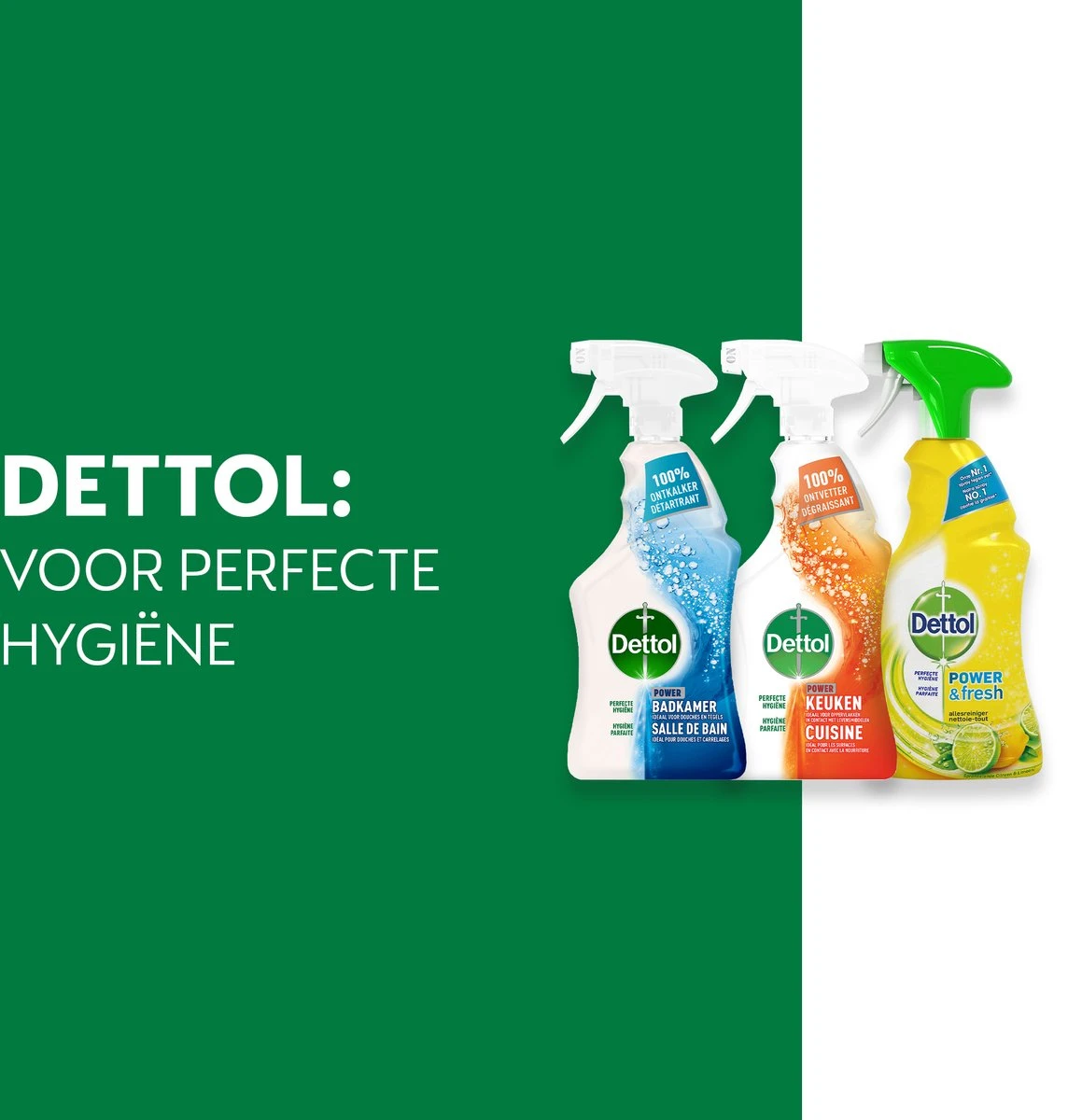 Dettol - 1,5L Allesreiniger Spray Power & Fresh - Badkamer 1x500 Ml Keuken 1x500ml Citrus 1x500ml - Voordeelverpakking 7 Dettol - 1,5L Allesreiniger Spray Power & Fresh - Badkamer 1x500 Ml Keuken 1x500ml Citrus 1x500ml - Voordeelverpakking - Afbeelding 5