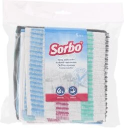 Sorbo Badstof Vaatdoeken 35 X 35 Cm 5 Stuks -Schoonmaakartikelen Winkel 1161x1200