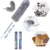 Fain® Plumeau Met Telescoopsteel – Grijs – 80 Tot 240 Cm - Uitschuifbaar – Wasbaar - Flexibel 360° Draaibaar – Duster - Microvezel Ragebol -Schoonmaakartikelen Winkel 1170x1200 3