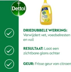 Dettol - Power & Fresh - Allesreiniger - Citrus - 3 X 4 Liter -Schoonmaakartikelen Winkel 1175x1200 1