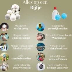 Goodlifehacks Originele XL 6 Stuks Drogerballen - Wasbollen - Wasverzachter - Zero Waste Dryerballs - Duurzaam - Herbruikbare Droogballen - Wit & Grijs - Energie Besparen -Schoonmaakartikelen Winkel 1198x1200 8