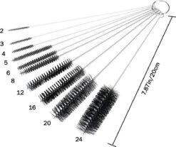 *** Schoonmaak Borstel/Rager Set 10 Stuks - Schoonmaak Ragertjes - Borstels Herbruikbare Rietjes - Van Heble®*** -Schoonmaakartikelen Winkel 1200x1006 1