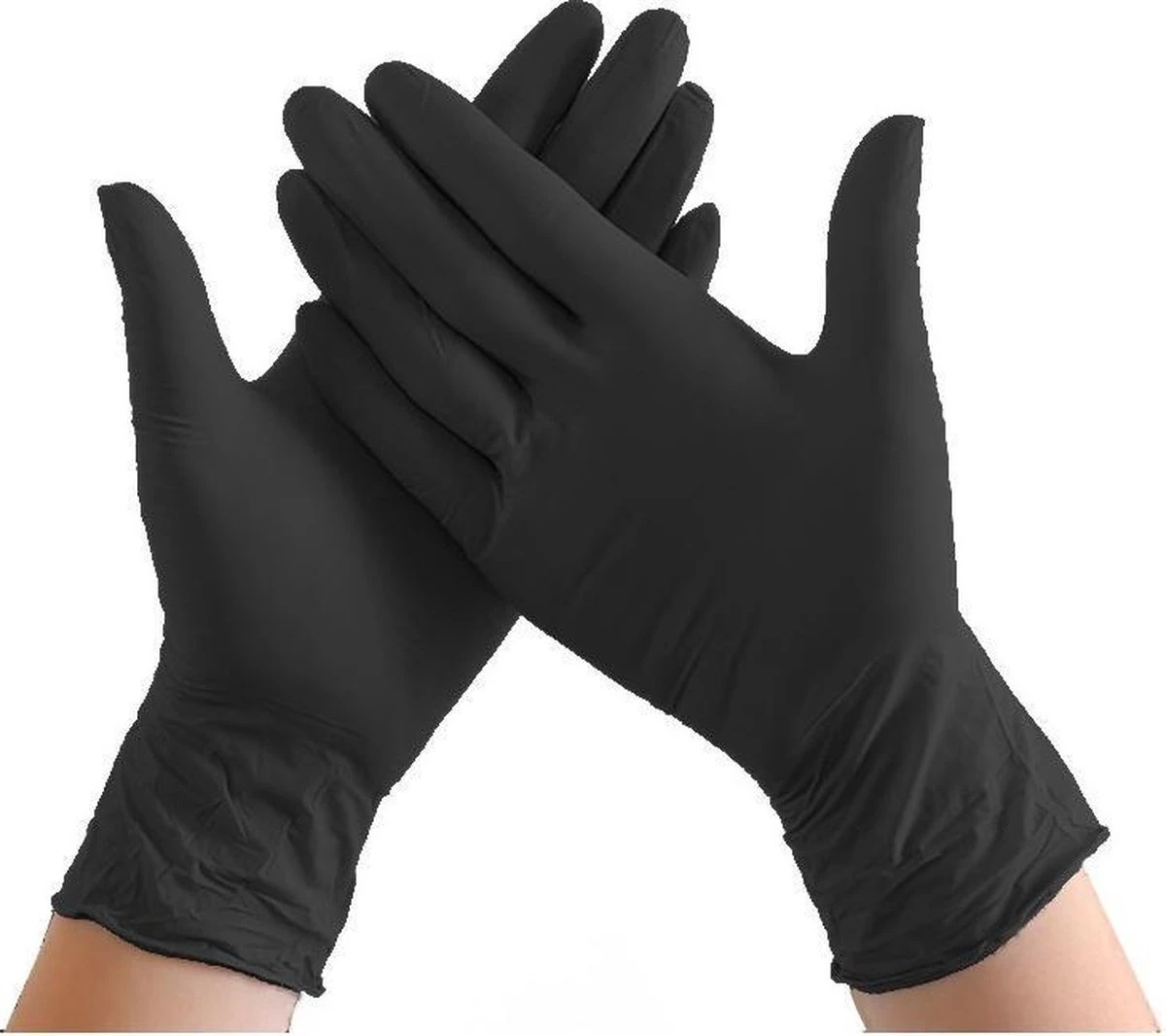 Merkloos Handschoenen Wegwerp Nitril - Latex Vrij - Poedervrij -Zwart - Maat M - 100 Stuks 3 Merkloos Handschoenen Wegwerp Nitril - Latex Vrij - Poedervrij -Zwart - Maat M - 100 Stuks
