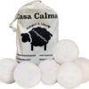 Casa Calma Drogerballen (6 Stuks) - Inclusief Opbergzakje - 100% Natuurlijk Schapenwol - Droger Ballen - Zero Waste Wasverzachter Bollen - Energiebesparend Drogen Met Droogbollen - Dryer Balls - Diervriendelijk & Milieuvriendelijk - Energie Besparen -Schoonmaakartikelen Winkel 1200x1070