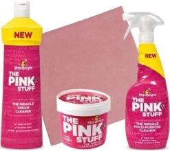 Stardrops 3x The Pink Stuff - Het Wonder Reinigingsmiddel – Allesreiniger Spray - Schoonmaakpasta - Milieuvriendelijk - Huishouden -Schoonmaakartikelen Winkel 1200x1070 3