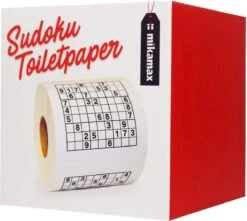 MikaMax Sudoku WC Papier - Sudoku - Iedervel Een Andere Sudoku - Toiletpapier - Puzzels - Puzzel -Schoonmaakartikelen Winkel 1200x1074 2