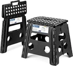 Buxibo - Kruk - Krukje - Keukentrap - Keukentrapje - Opvouwbaar Trapje - Keuken/Badkamer/Schuur Trapje - 29 X 24 X 40cm -Schoonmaakartikelen Winkel 1200x1080 1