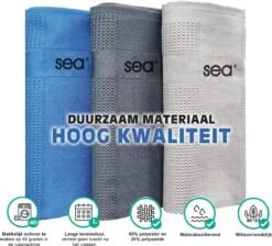 SEA Microvezeldoekjes | 2 SETS | Schoonmaakdoeken | Duurzaam | Microvezel Doek Auto | Reinigingsdoekjes | Microvezeldoeken | Schoonmaakdoekjes | Raamdoeken | 60x40cm | 2x3 Stuks -Schoonmaakartikelen Winkel 1200x1088 3