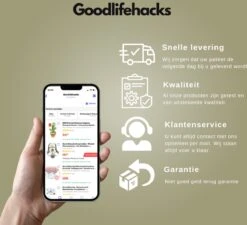 Goodlifehacks Originele XL 6 Stuks Drogerballen - Wasbollen - Wasverzachter - Zero Waste Dryerballs - Duurzaam - Herbruikbare Droogballen - Wit & Grijs - Energie Besparen -Schoonmaakartikelen Winkel 1200x1093