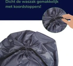 Wonair - Grote Waszak - Wash Me - Wastas - 60x90cm - Grijs - Met Trekkoord -Schoonmaakartikelen Winkel 1200x1097 4