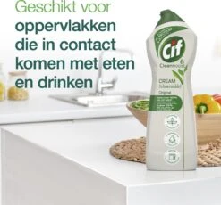 Cif CleanBoost Cream Original Schuurmiddel - 8 X 750 Ml - Voordeelverpakking -Schoonmaakartikelen Winkel 1200x1118 3