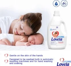 Lovela Baby - Hypoallergeen Wasmiddel Voor Het Wassen Van Gekleurde Baby- En Kinderkleding - 1.45 Liter -Schoonmaakartikelen Winkel 1200x1120