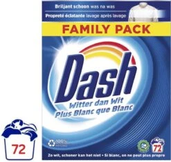 Dash Waspoeder Original Wit - Wasmiddel - 72 Wasbeurten - Voordeelverpakking -Schoonmaakartikelen Winkel 1200x1130