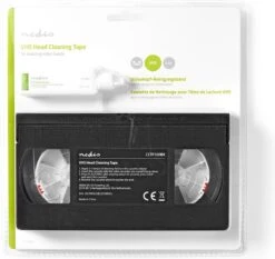 Nedis VHS-Reinigingscassette - 20 Ml - VHS-Koppen - Zwart -Schoonmaakartikelen Winkel 1200x1134 2