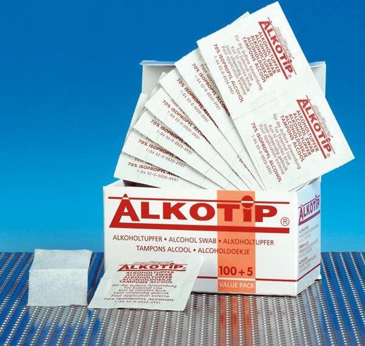 Alcoholdoekjes 90x110mm, 100 Stuks 8 Alcoholdoekjes 90x110mm, 100 Stuks - Afbeelding 6