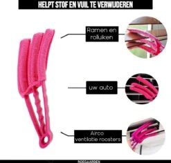 Jaloezie Reiniger - Lamellen Reiniger - Plumeau - Roze - Inclusief Voegenreiniger -Schoonmaakartikelen Winkel 1200x1145 1