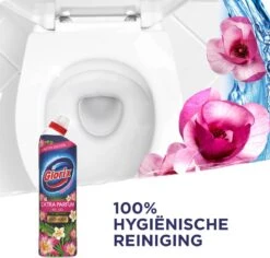 Glorix WC Powergel Toiletreiniger Pink Flower - 6 X 750 Ml - Voordeelverpakking -Schoonmaakartikelen Winkel 1200x1147 6