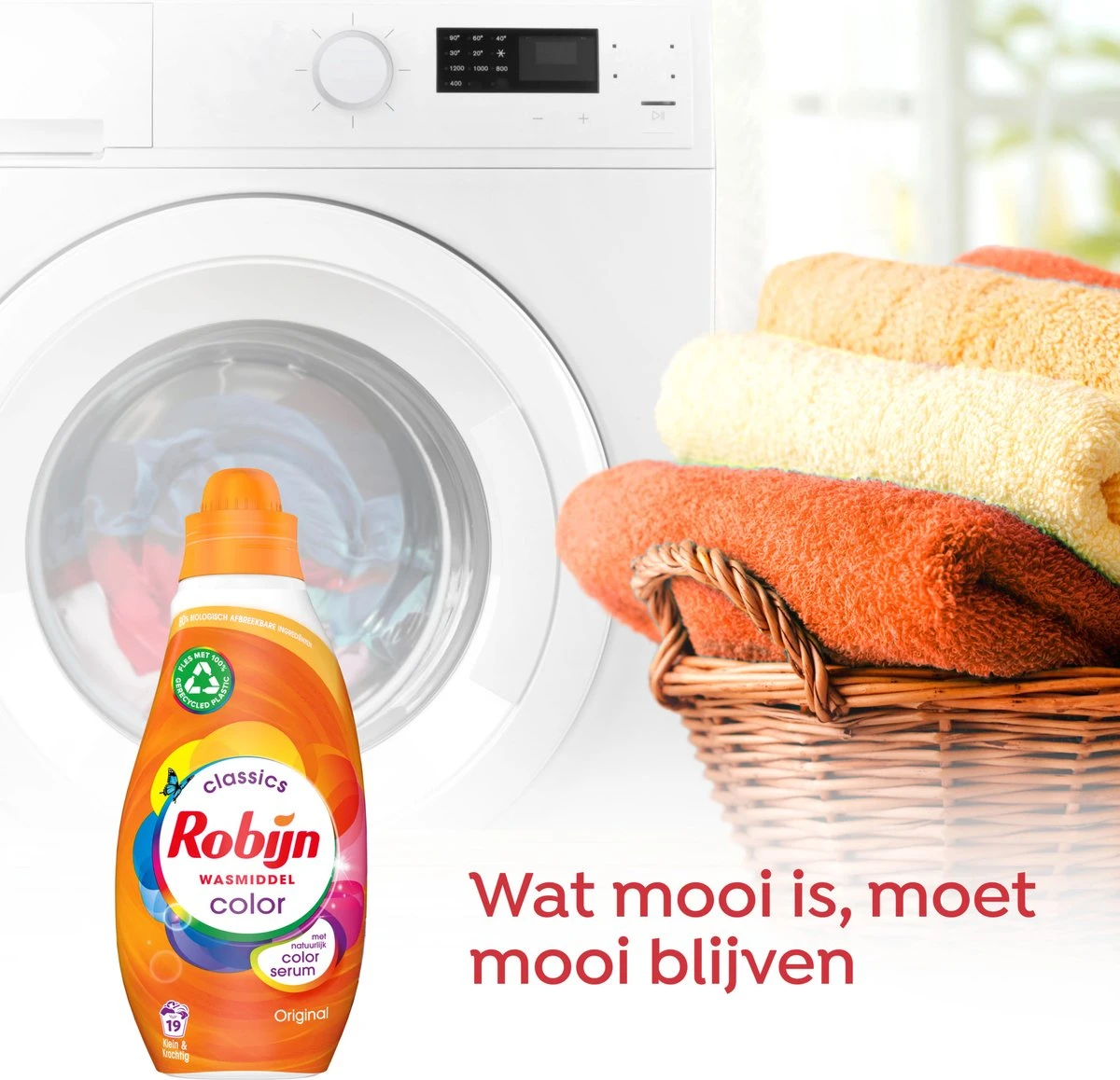 Robijn Klein & Krachtig Classics Color Vloeibaar Wasmiddel - 8 X 19 Wasbeurten - Voordeelverpakking 6 Robijn Klein & Krachtig Classics Color Vloeibaar Wasmiddel - 8 X 19 Wasbeurten - Voordeelverpakking - Afbeelding 4