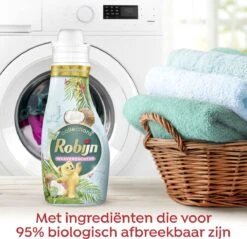 Robijn Collections Kokos Wasverzachter - 8 X 30 Wasbeurten - Voordeelverpakking -Schoonmaakartikelen Winkel 1200x1159 1
