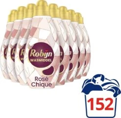 Robijn Klein & Krachtig Rosé Chique Vloeibaar Wasmiddel - 8 X 19 Wasbeurten - Voordeelverpakking 13 Robijn Klein & Krachtig Rosé Chique Vloeibaar Wasmiddel - 8 X 19 Wasbeurten - Voordeelverpakking -Schoonmaakartikelen Winkel 1200x1164 1