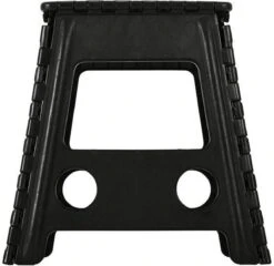 Merkloos Verdikt Kunststof Klapkruk-draagbaar-opvouwbare Kruk-Met Antislip Oppervlak Zwart 29x22cmx45cm -Schoonmaakartikelen Winkel 1200x1167 5