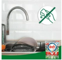 Dreft Platinum Plus All In One - Vaatwastabletten - Citroen - Voordeelverpakking 5 X 16 Stuks -Schoonmaakartikelen Winkel 1200x1168 2