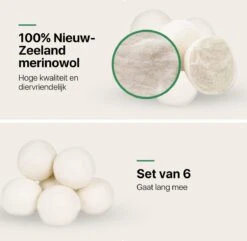 Tenify 6 XL Drogerballen + Extra Lavendel Olie - Wasbollen - Duurzaam - Schaapswol - Wasverzachter - Wasdrogerballen - Herbruikbare Droogballen - Energie Besparen -Schoonmaakartikelen Winkel 1200x1169 1
