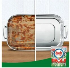 Dreft Platinum Plus All In One Deep Clean - Vaatwastabletten - Voordeelverpakking 5 X 16 Stuks -Schoonmaakartikelen Winkel 1200x1170 5