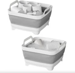 Opvouwbare Wasbak 18L - Met Stop - Afwasbak - Afwasteil - 30x30x20 Cm -Schoonmaakartikelen Winkel 1200x1175 3