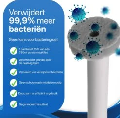RevoBrush 28x Crystal Clean Foaming Pads Navulling - WC Borstel Met Houder Vrijstaand 12 RevoBrush 28x Crystal Clean Foaming Pads Navulling - WC Borstel Met Houder Vrijstaand -Schoonmaakartikelen Winkel 1200x1184 11