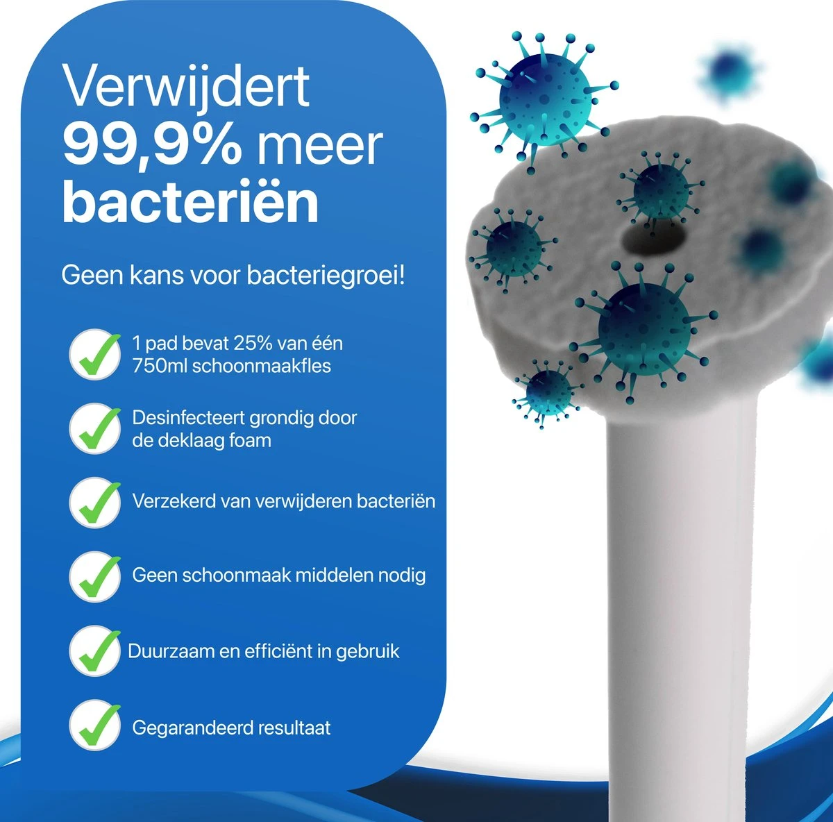 RevoBrush 28x Crystal Clean Foaming Pads Navulling - WC Borstel Met Houder Vrijstaand 6 RevoBrush 28x Crystal Clean Foaming Pads Navulling - WC Borstel Met Houder Vrijstaand - Afbeelding 4