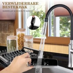 MIRI Afdruiprek – Afwasrek – Uitschuifbaar – Met Lekbak In Gootsteen – Afwas – Roestvrij Staal – Zwart 15 MIRI Afdruiprek – Afwasrek – Uitschuifbaar – Met Lekbak In Gootsteen – Afwas – Roestvrij Staal – Zwart -Schoonmaakartikelen Winkel 1200x1185 5