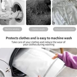 BOTC Waszakken - Wasnetten - Set Van 5 - Bescherm Je Wasgoed En Wasmachine - Transparant -Schoonmaakartikelen Winkel 1200x1191