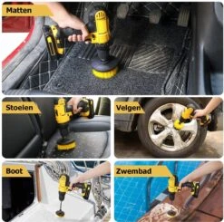 ESSIBLE Schrobborstel - Polypropyleen - Borstel Boormachine - Schrobborstel - Schuurborstel - Automatische Reiniging - 3 Delige Borstelset Voor Boormachine -Schoonmaakartikelen Winkel 1200x1192 4