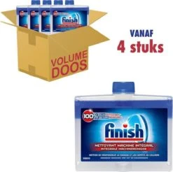 Finish Integrale Machinereiniger Regular Vaatwasser - 4x 250 ML - Voordeelverpakking -Schoonmaakartikelen Winkel 1200x1196 9
