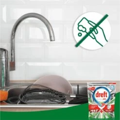 Dreft Platinum Plus All In One Fresh Herbal Breeze - 90 Vaatwascapsules -Schoonmaakartikelen Winkel 1200x1197 12